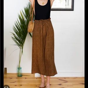 Emerson fry Cheetah faux wrap skirt